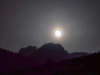 Vollmond über der Kampenwand
